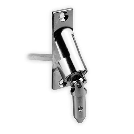 DIWARO.® | Rolladen Gelenklager G057, 90 Grad Umlenkung, Grundplatte 22 x 85 mm mit 2 Befestigungslöcher, Kurbelzapfen Anschl