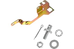 DERIDI Throttle Transmission Kickdown Cable Bracket 8009 Stud Kit for TH350, 700-R4 and 200-4R Cable for Edelbrock Performer Carburetor for Thunder AVS Quadrajet-style Carburetor for Chevrolet 1977 and later