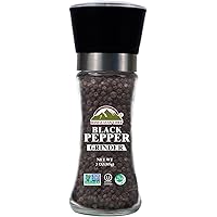 Himalayan Chef 100% Whole black peppercorn, Black Pepper Grinder, 3 Ounce (Pack of 1)