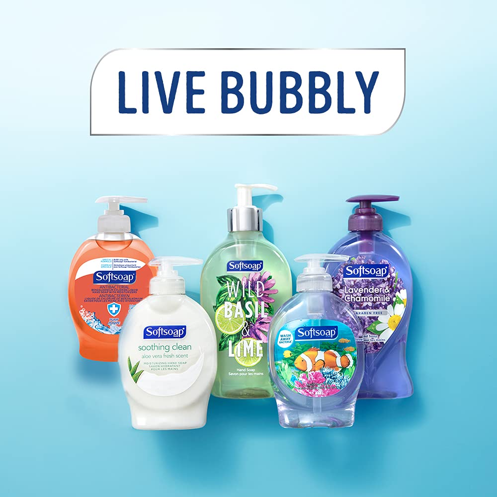 Softsoap Liquid Hand Soap, Aquarium Series - 7.5 Fl Oz (Pack of 6)