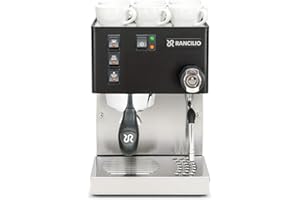 Rancilio Silvia M V5 Espresso Machine - Stainless Steel (Black)