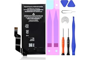 SHENMZ Pixel 6a Replacement Battery Kit - 4410mAh High-Capacity 0-Cycle Li-Polymer Battery for Google Pixel 6a (Model GX7AS/GB62Z/G1AZG) with Repair Tools