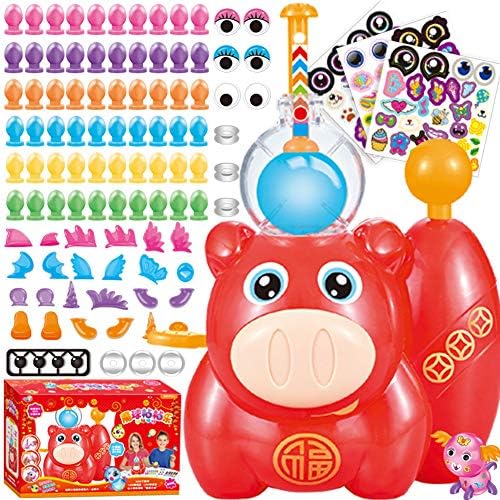 sJIPIIIk552 Cute Pig Children DIY Creative Magic Sticky Ball Fun Inflating Bubble Kids Toy