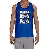 Blue Indianapolis Jonathan Taylor Text Pic Tank Top