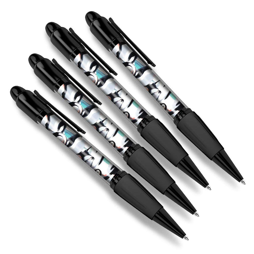 Destination Vinyl Ltd 4 x Matching Ballpoint Pens - Penguin Flock Antactic Winter Ice #46006