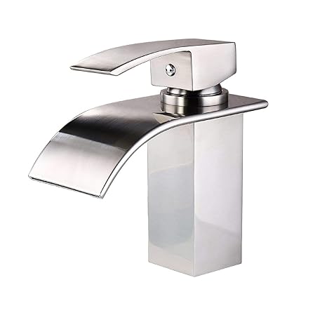 Sumerain S1216nw Waterfall Bathroom Sink Faucet Chrome Amazon Com