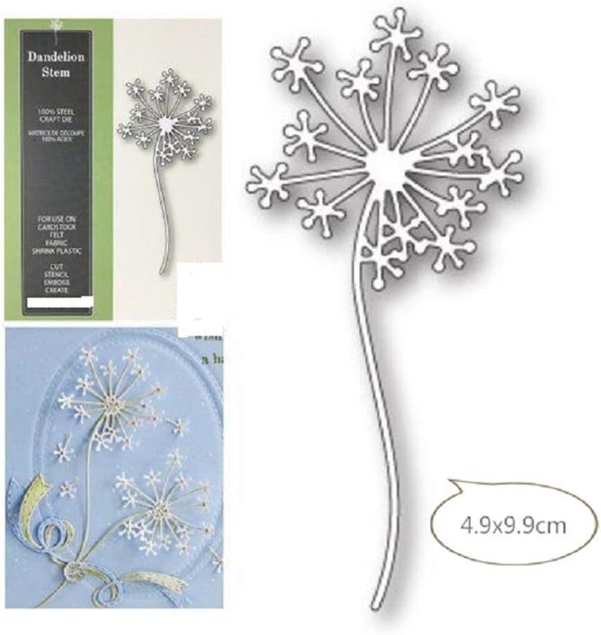 ShapeW Dandelion Metal Cutting Dies Stencil DIY Scrapbooking Album Stamp Paper Card Embossing Crafts Decor