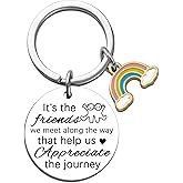 MOEXUKO Galentines Day Gifts for Friends Keychain Friendship Gifts for Women Long Distance Friendship Gift for Friends Sister Bestie Birthday Thanksgiving Christmas Gift Ideas