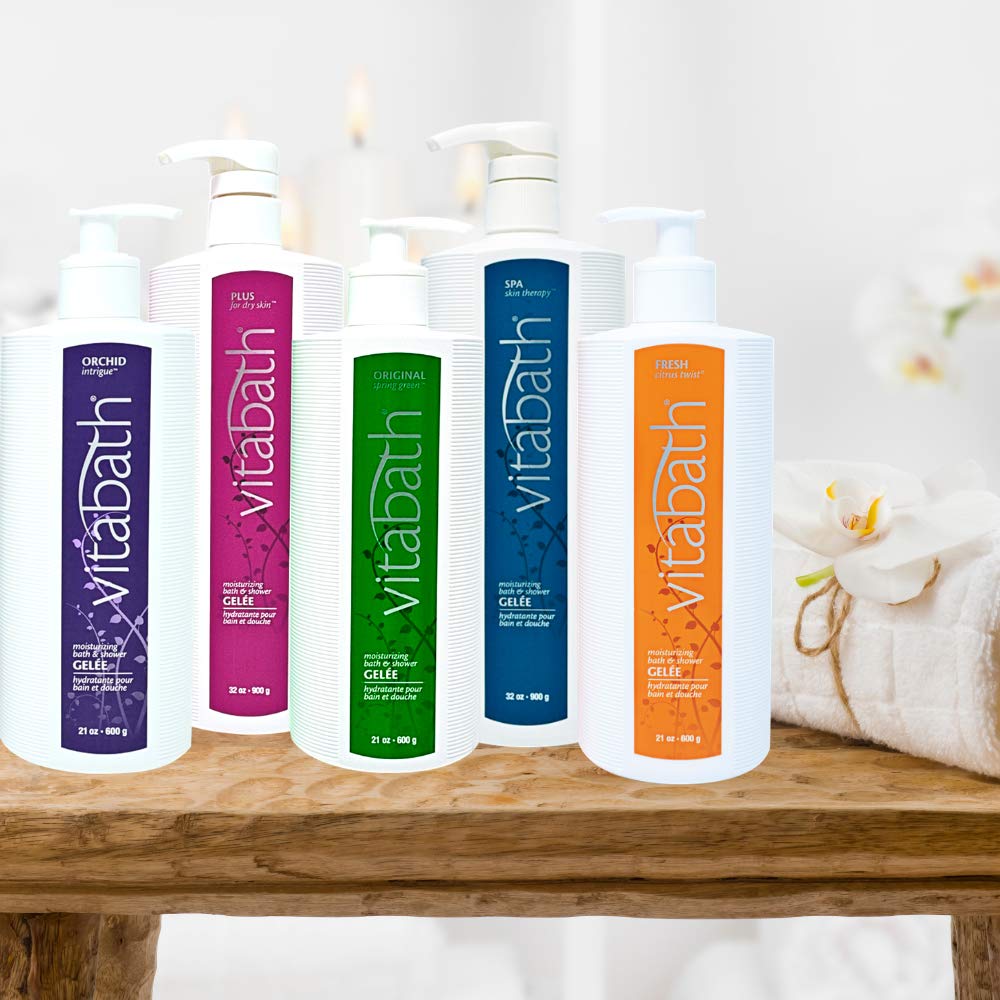 Vitabath PLUS for dry skin 32 oz Moisturizing Bath & Shower Gelée : Beauty