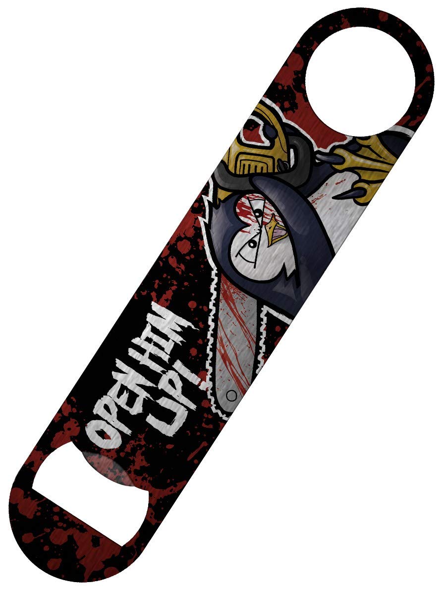 Psycho Penguin Open Him Up Bar Blade Bottle Opener 18x4cm
