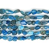 MJDCB Natural Irregular Shape Stone Beads 4-8mm Apatite Gemstone Energy Cured for Jewelry Making Bracelet Necklaces