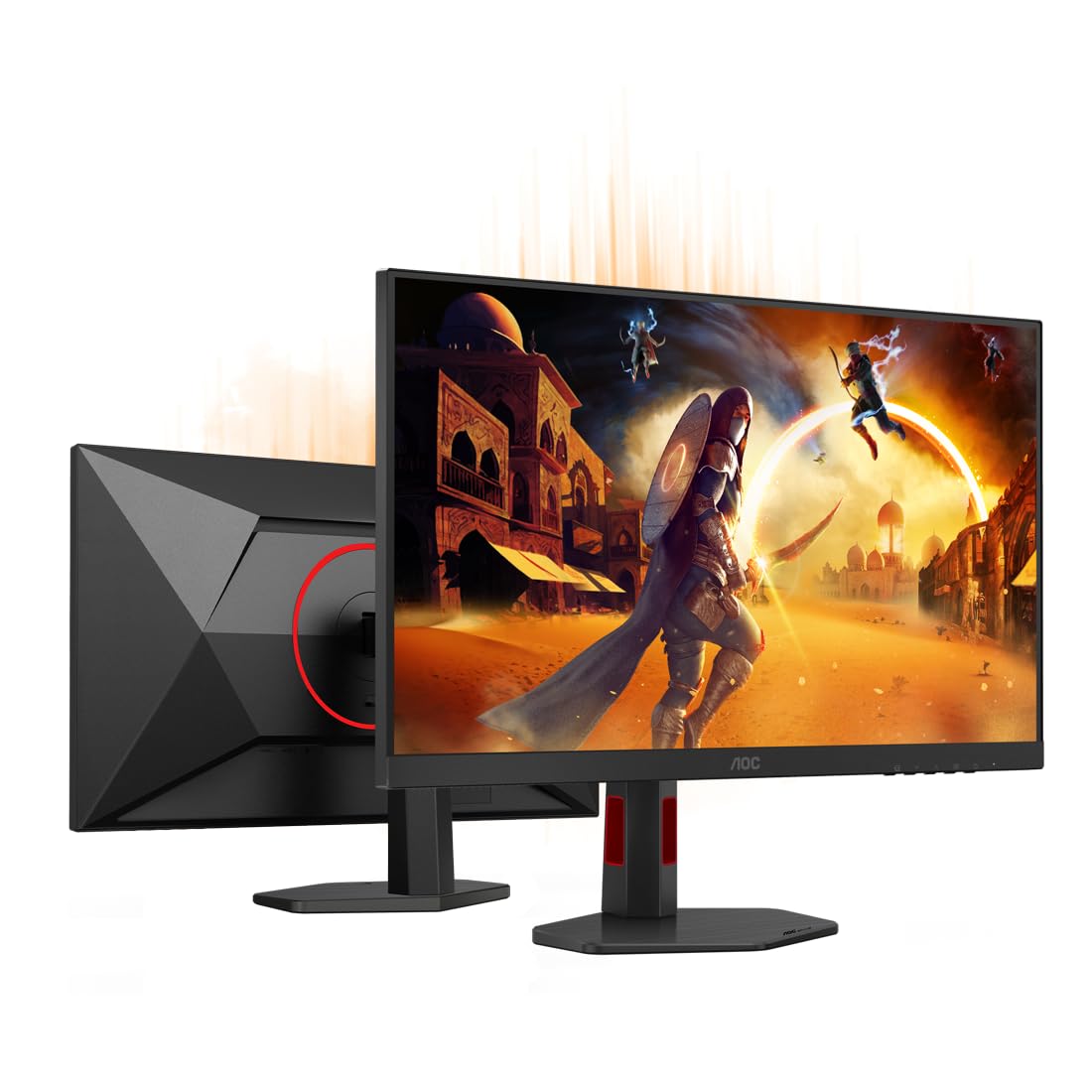 Aoc 27G4Zr 27 Inch Fhd Monitor 260Hz, Fast Ips Panel, 0.3Ms Mprt, Adaptive Sync, Hdr10, G-Sync Compatible, Height Adjustment, (1920X1080 Hdmi 2X 2.0 Dp) Black - View 7