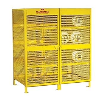 Steel Cylinder Storage Cabinet Cab359 Amazon Com Industrial
