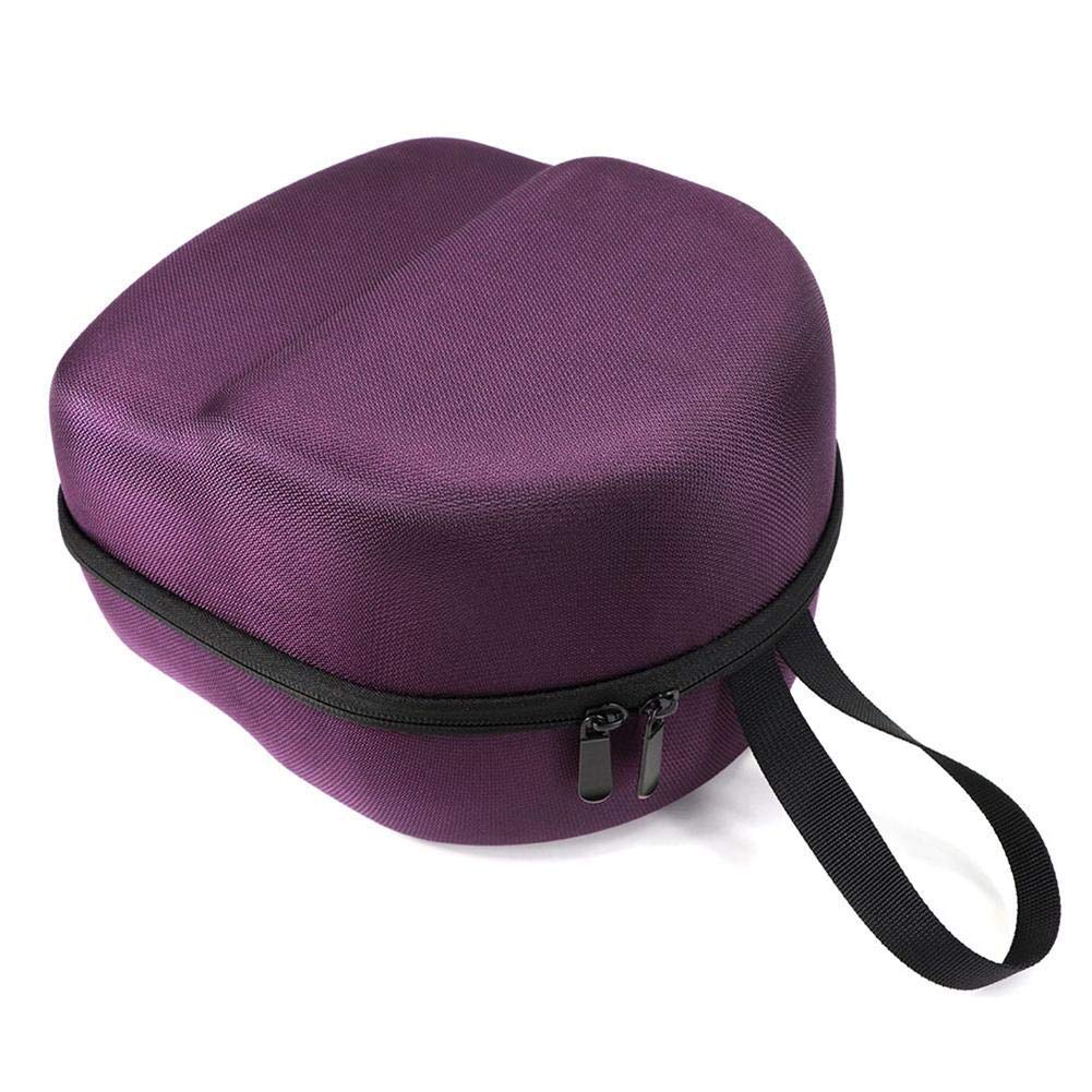 HEIRAO Travel Storage Bag for Oculus Quest, Hard Carry Case for VR All-in-One Gaming Helmet violet
