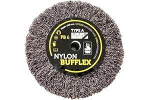 BUZZUFY Bufflex Flap Wheel for fine Grinding disc 120 Medium 100 x 25 mm