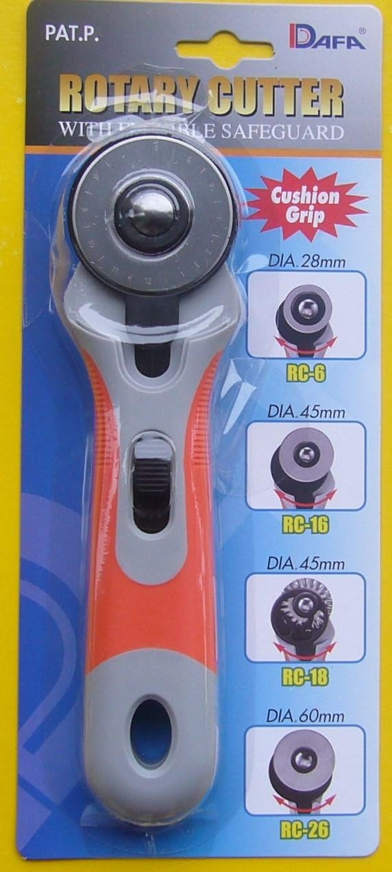 DAFA 28mm Soft Grip Rotary Cutter, Multicolor