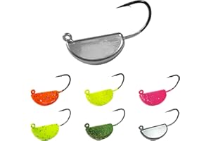 Eupheng Sheepshead Jigs, Standup Style Saltwater Fishing Jigheads, 1/2oz 3/4oz 1oz 1.5oz & 2oz with 2X Strengthened Hooks for Blackfish (Tautog), Grouper & Snapper