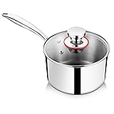 P&P CHEF 2 Quarts Tri-Ply Stockpot and