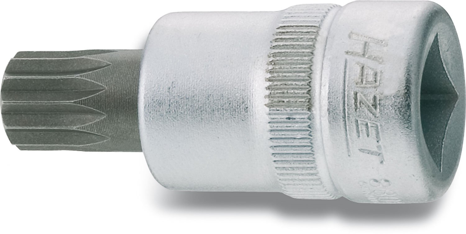 HAZET 8808-8 M8 Internal Serration Profile XZN Screwdriver Socket - CVD-Tin Coated