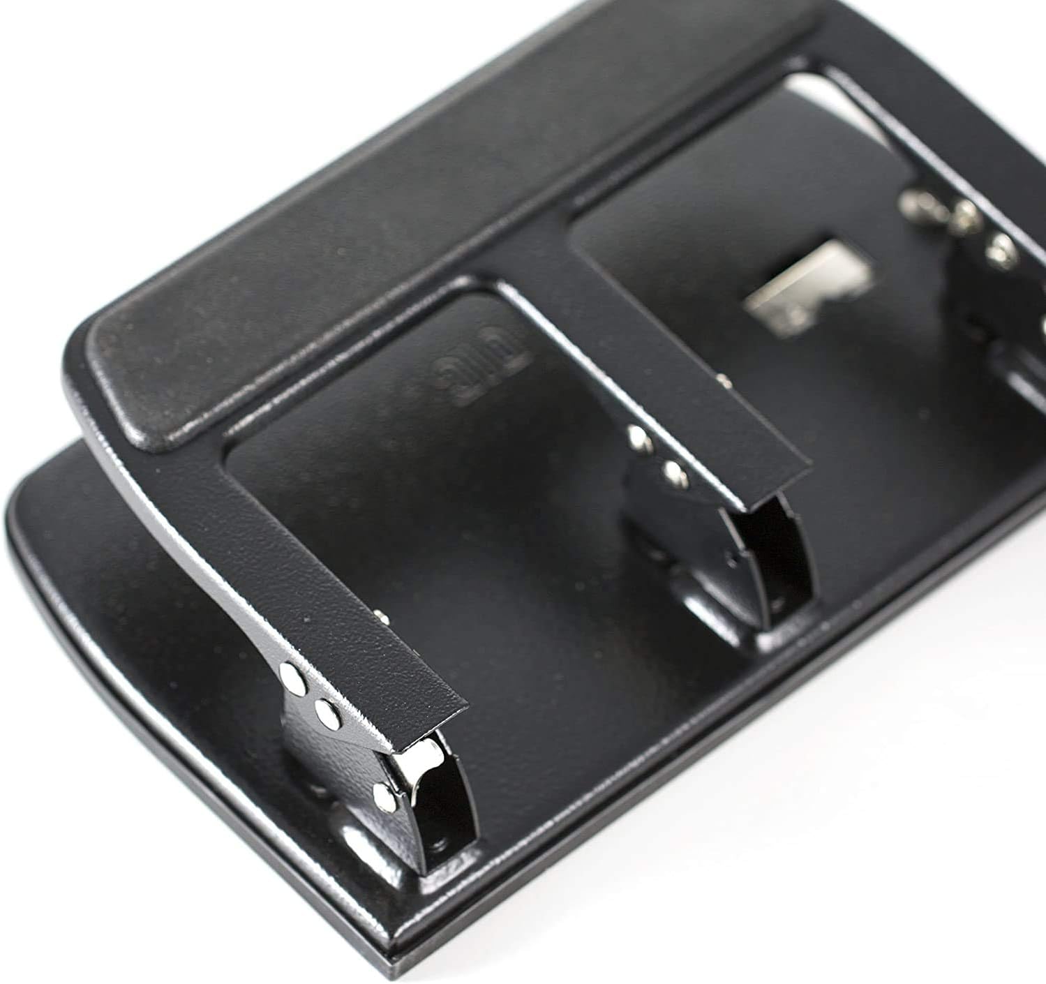 Officemate Heavy Duty 3 Hole Punch with Padded Handle, 40-Sheet Capacity, Black (90089), Medium (25-99) : Manual Multi Hole Paper Punches : Office Products