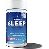 Sleep Gummies with Magnesium & Melatonin for Adults - Relaxation & Calm Support, Vegan, Gluten Free, Non-GMO - Berry Flavor, 120 Count (01)