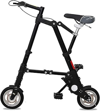 Amazon Mini 8インチの女性の軽量な折りたたみ式自転車は 仕事に適しており 車のトランクにロードできます 4色 黒 Beau 折りたたみ自転車