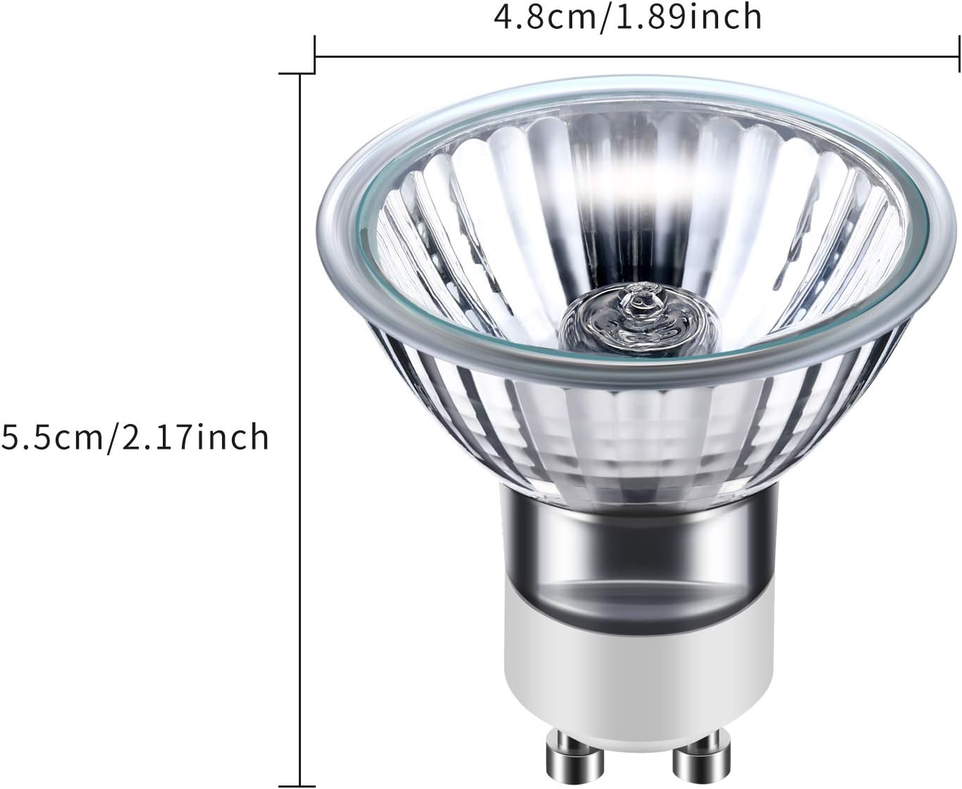SATINIOR 25 Watt Replacement Bulb for Candle Warmer GU10 Halogen Light Bulbs with MR16 Light Bulb Glass Cover Gu10 120 Volt 25 W (4): Home & Kitchen