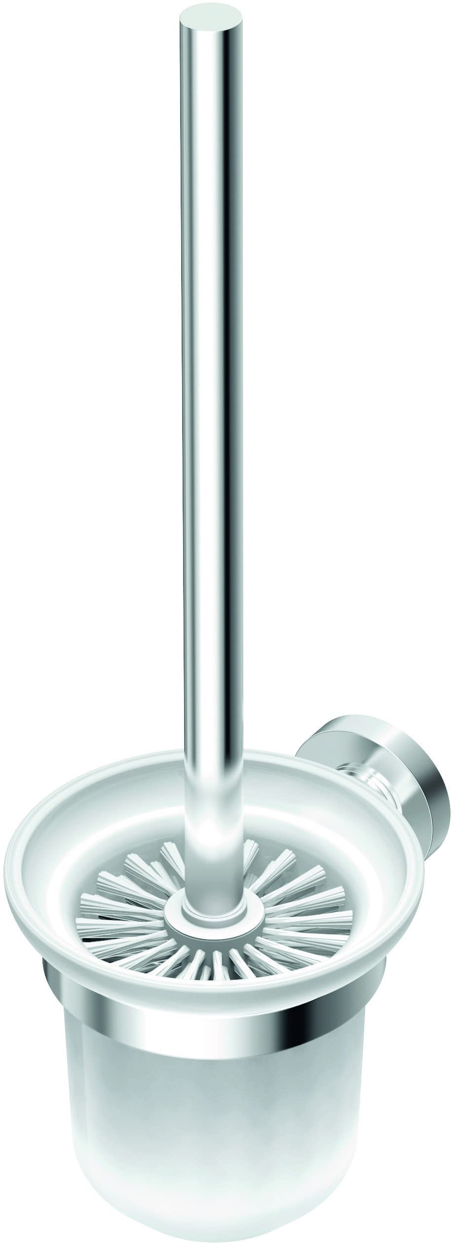 Ideal Standard IOM Wall Mounted Glass Toilet Brush Holder, A9119AA