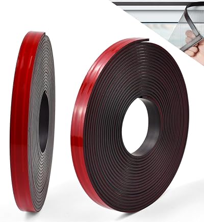 BUZIFU Magnetic Tape Self Adhesive Set A and B 5m Rolls 12.7mm Wide