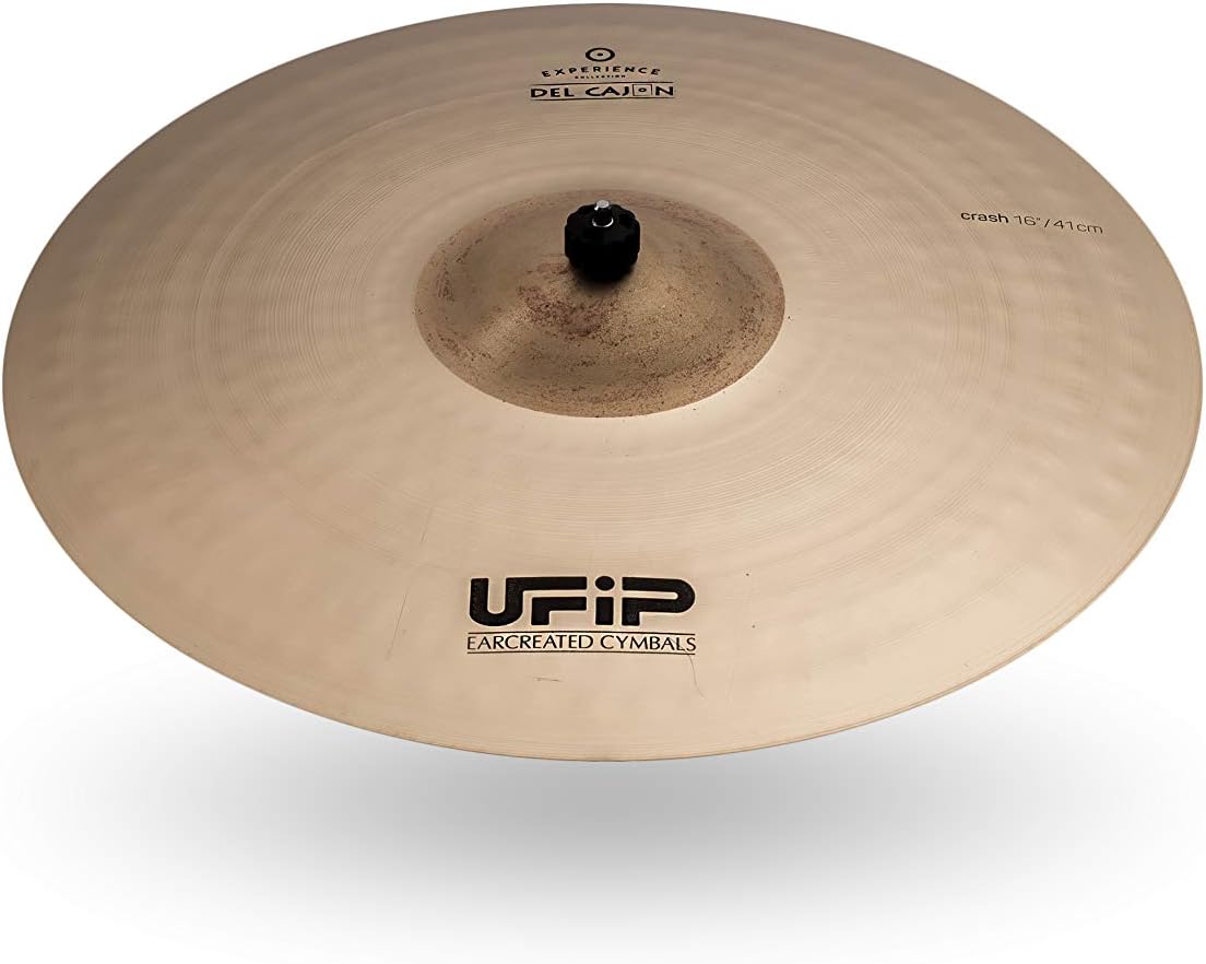 UFIPES-16CJ Experience Collection 16 Inch Del Cajon Crash Cymbal l B20 Bronze Alloy l Hand-Crafted in Italy Since 1931 utilizing our Exclusive Rotocasting Process