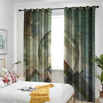 Amazon Com One1love Vintage Rustic Geometric Decorations Grommet