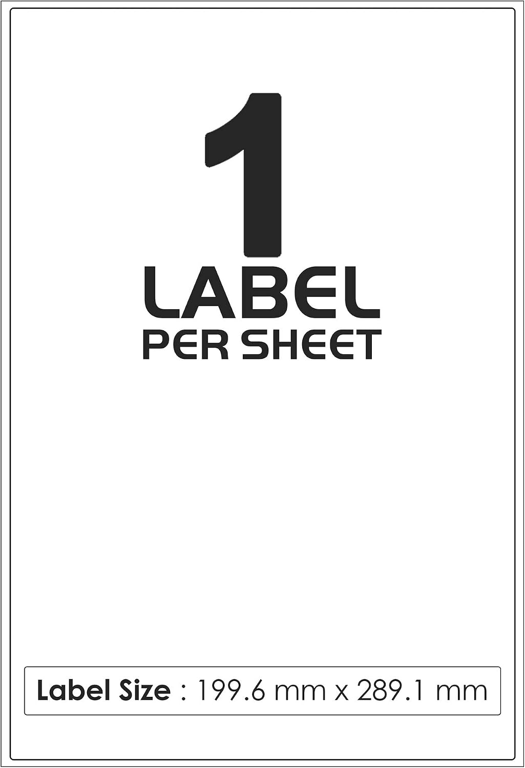 Self Adhesive Address Mailing Printer Labels, iSOUL A4 Compatible with Inkjet and Laser Printers - Image 3