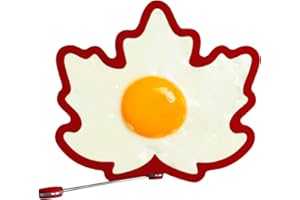 Fox Run Maple Leaf Shaped Pancake and Egg Ring, Food Grade Silicone Fried Egg Mold, 5.75" x 5.3" x 0.4"