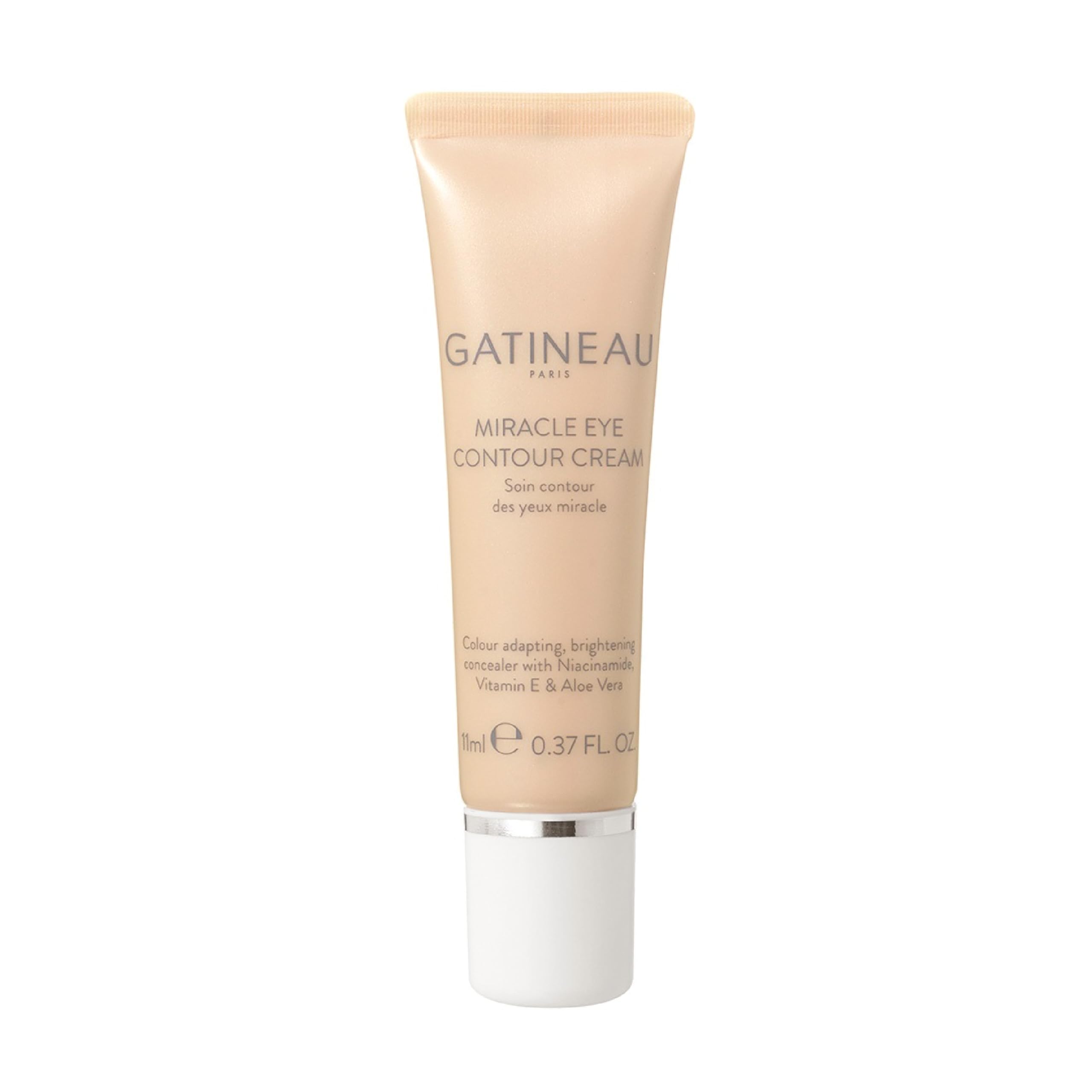 GATINEAU Miracle Eye Contour Cream - 11ml, Makeup + Skincare Eye Brightening Concealer, Smooths Fine Lines, Conceals Dark Circles and Imperfections, Vitamin E, Niacinamide and Aloe Vera — image 1