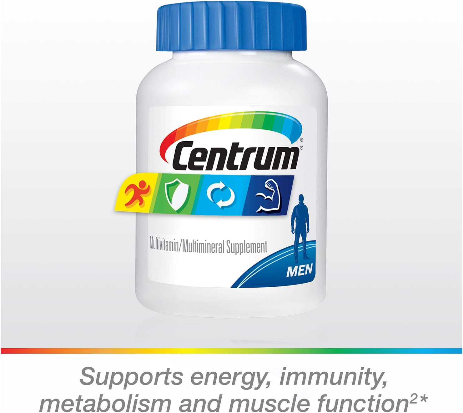 Centrum Multivitamin for Men, Multivitamin/Multimineral Supplement with Vitamin D3, B Vitamins and Antioxidants - 250 Count: Health & Personal Care