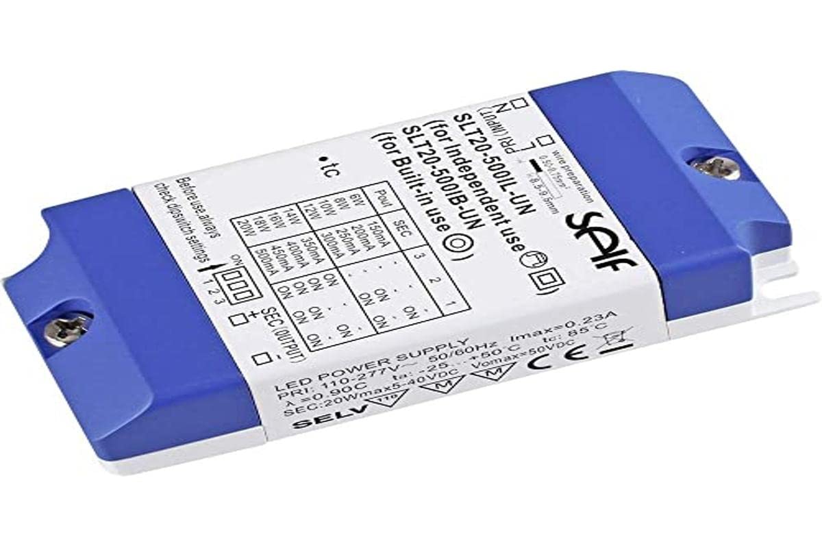 Self Electronics Möbelzula SLT20-500IL-UN LED Driver Constant Current 20W 150-500mA 2.0-42.0 V/DC