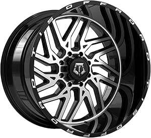 Amazon Com Tis 544mb x10 6x135 6x139 7 25et Machined Gloss Black Wheel Automotive