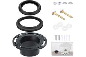 boeemi RV Toilet Seal and Socket Floor Flange Kit, Replace for Aqua Magic Style Plus, Style II and Residence, 385345892 Flange and 34120 Waste Ball Seal, 3 in 1 Combo