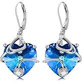 OCJ Christmas Nurse Gifts for Women Sterling Silver Stethoscope Earrings Nurses Day Graduation Gifts Medical Jewelry for Doctor Nurse RN Medical Student