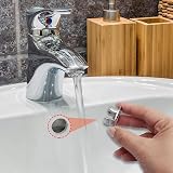 BaiJ 6PCS Sink Overflow Ring Cover Drain Cap Insert Silver Plastic Bathroom view 3