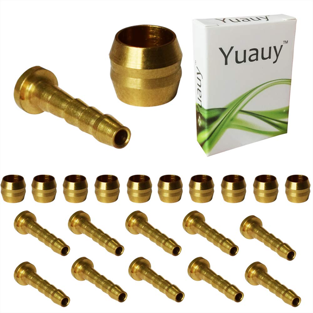 10 Pairs Copper Hydraulic Disc Brake Hose Olive Connector Insert Kit