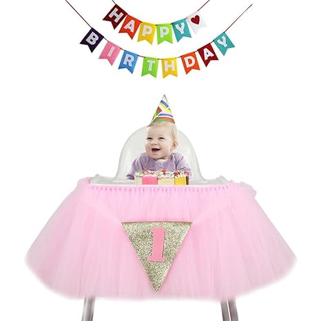 Amazon Com Coxeer Chair Skirt Kids Birthday Decor Creative Table