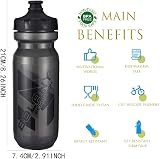 OSIGEI Bike Bottle Holder Set with 21oz Bottle Premium BPA Free view 6