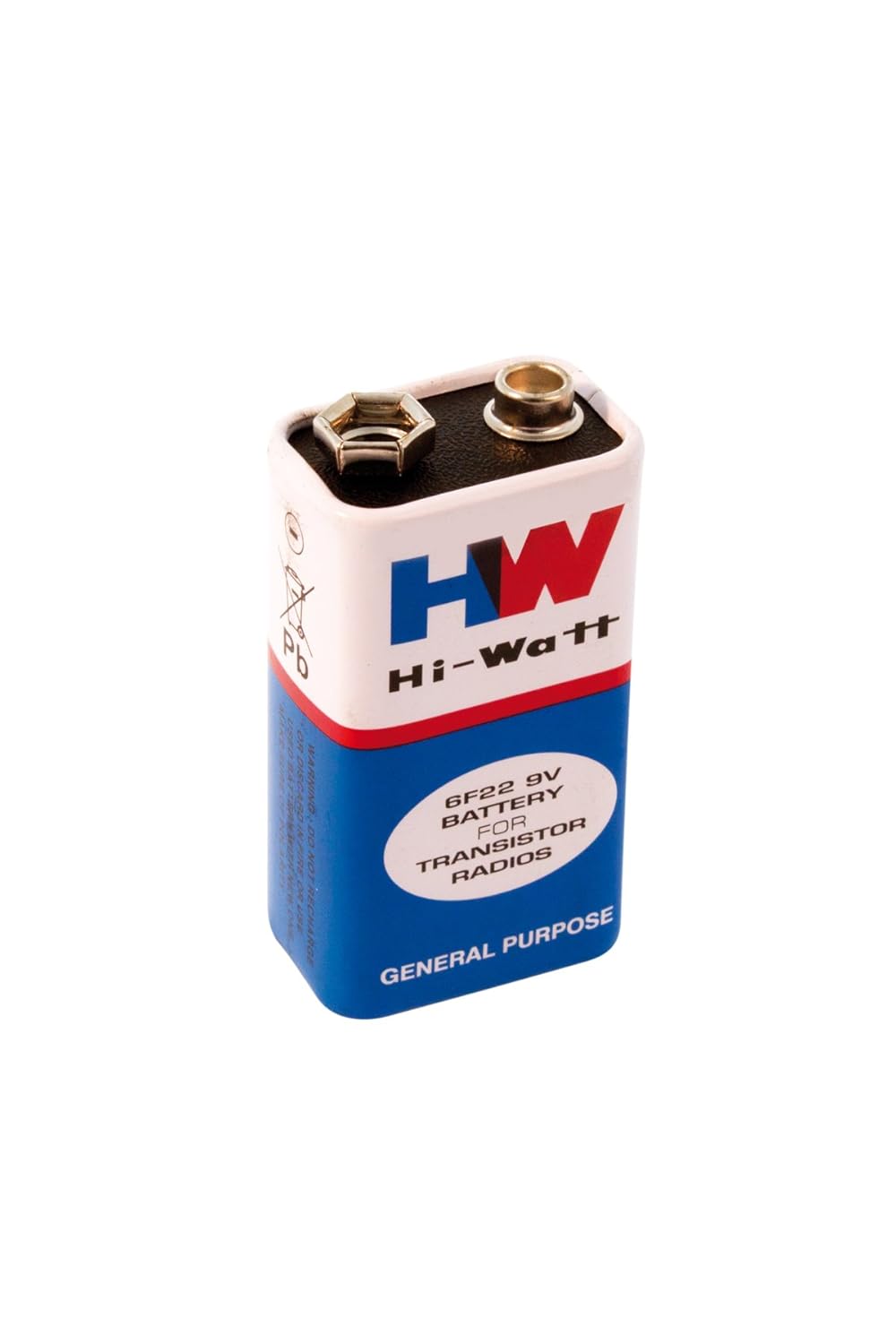 Generic 9V HIWatt Battery, Pack of 5 by Robokart Amazon.in Industrial & Scientific