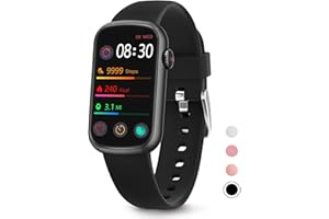 MorePro Fitness Tracker with Heart Rate Monitor, Blood Pressure Watch for Women, Waterproof Fitness Watch with Blood Oxygen Sleep Tracking, Activity Step Tracker Calorie Counter for Android iOS