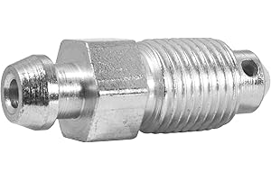 4LIFETIMELINES Stainless Steel Brake Bleeder Screws - Enhance Brake System Performance - Efficient Air Release - M10x1.0, 10mm Hex, Bag of 2, Rust and Corrosion Resistant
