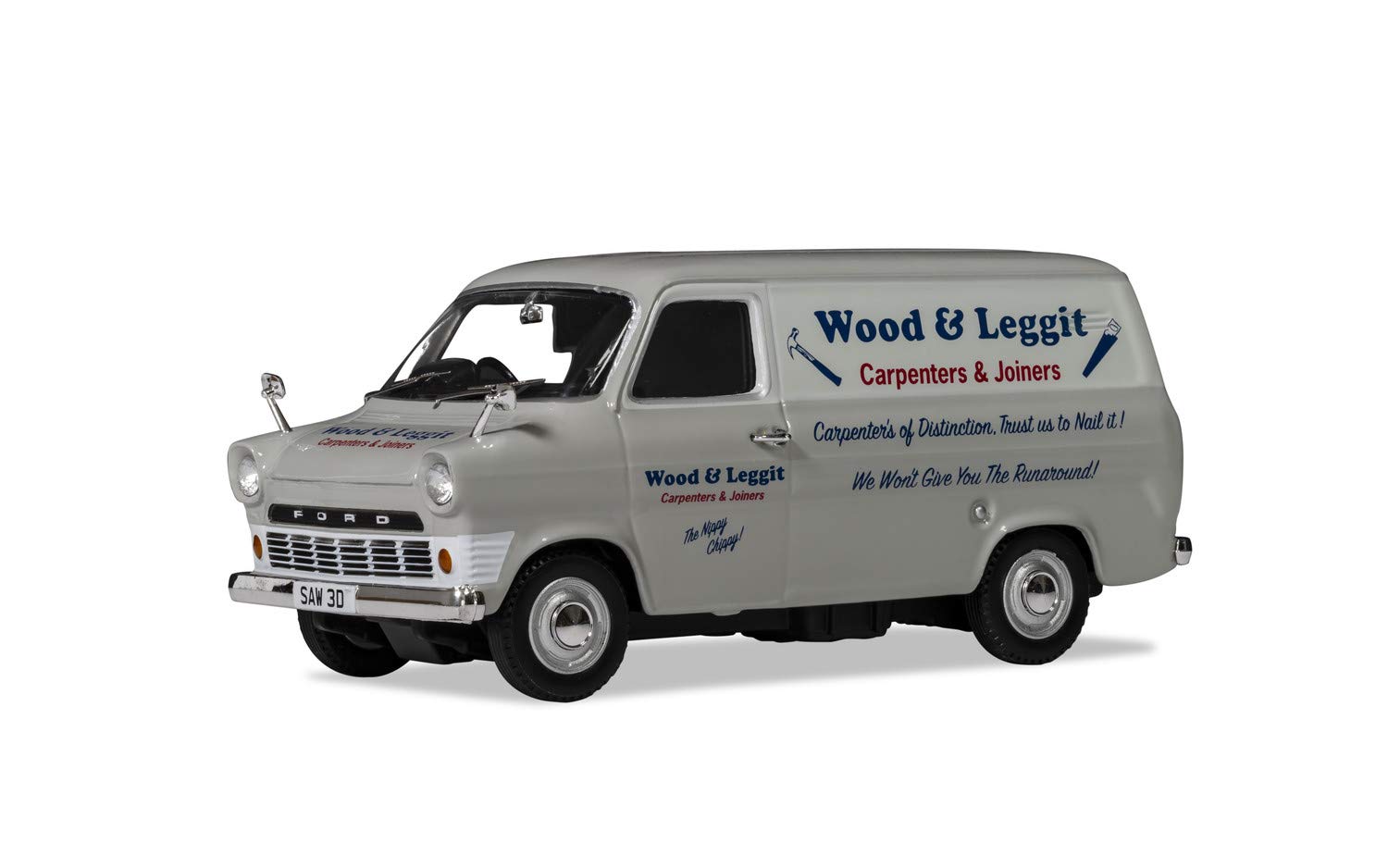 Corgi Diecast Model Cars - CC02728 Ford Transit Wood and Leggit Carpenters - Men & Women Souvenir Gifts from UK - Small Die Cast Toy Car Models for Boys, Gift for Motor Enthusiasts