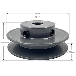Saelno AK28-1/2 Sheaves,v Belt Pulley 1/2 inch bore