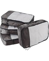 AmazonBasics 4-Piece Medium Packing Cube Set