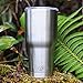 30 oz Stainless Steel Tumbler By BaySea - Vacuum Insulated To Keep Drinks Ice Cold Up To 24 Hours And Piping Hot Up To 6 Hours - 100% Satisfaction